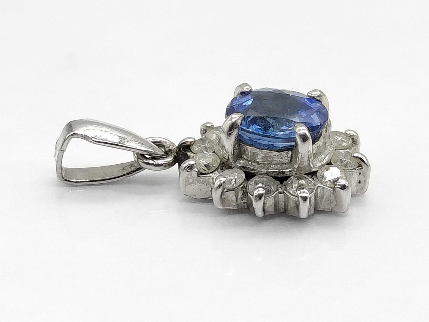 S 0.619ct D 0.16ct PT900 1.8g Pendant Top