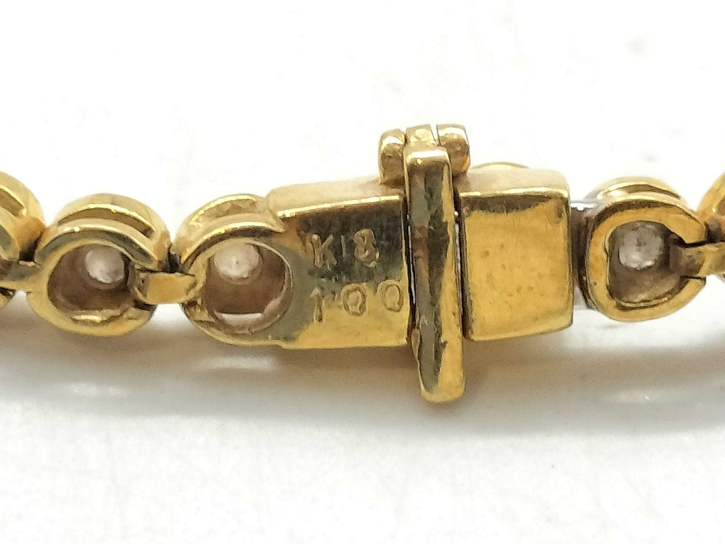 Tennis Bracelet D1.00ct K18 8.3g Bracelet/Bangle