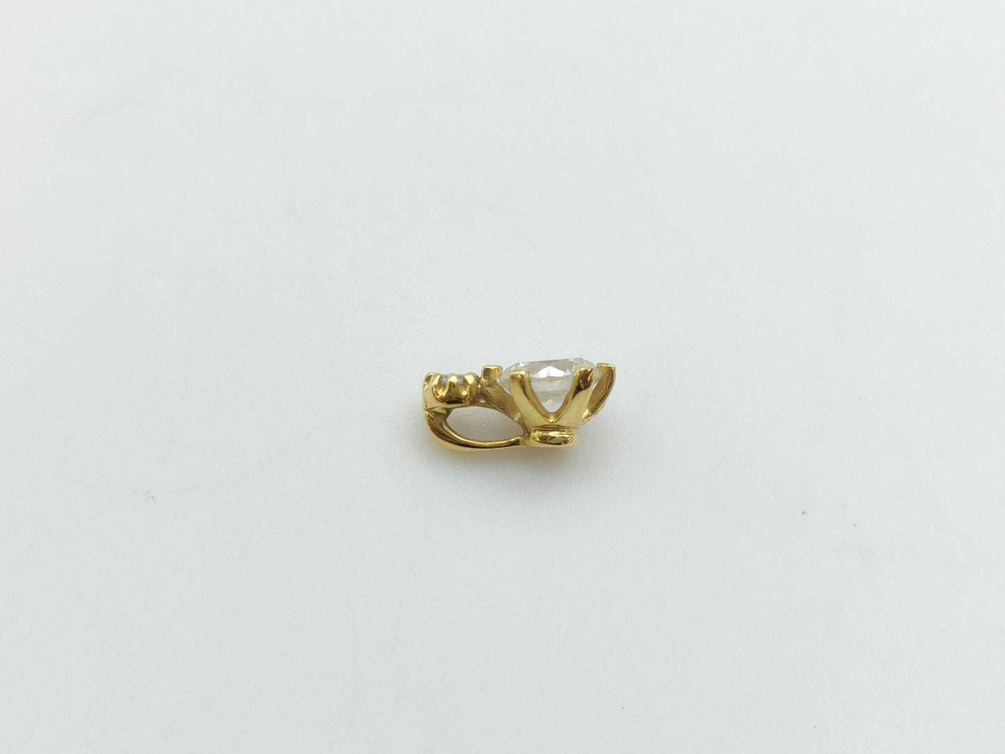D 0.38ct FD 0.02ct K18 0.4g Pendant Top