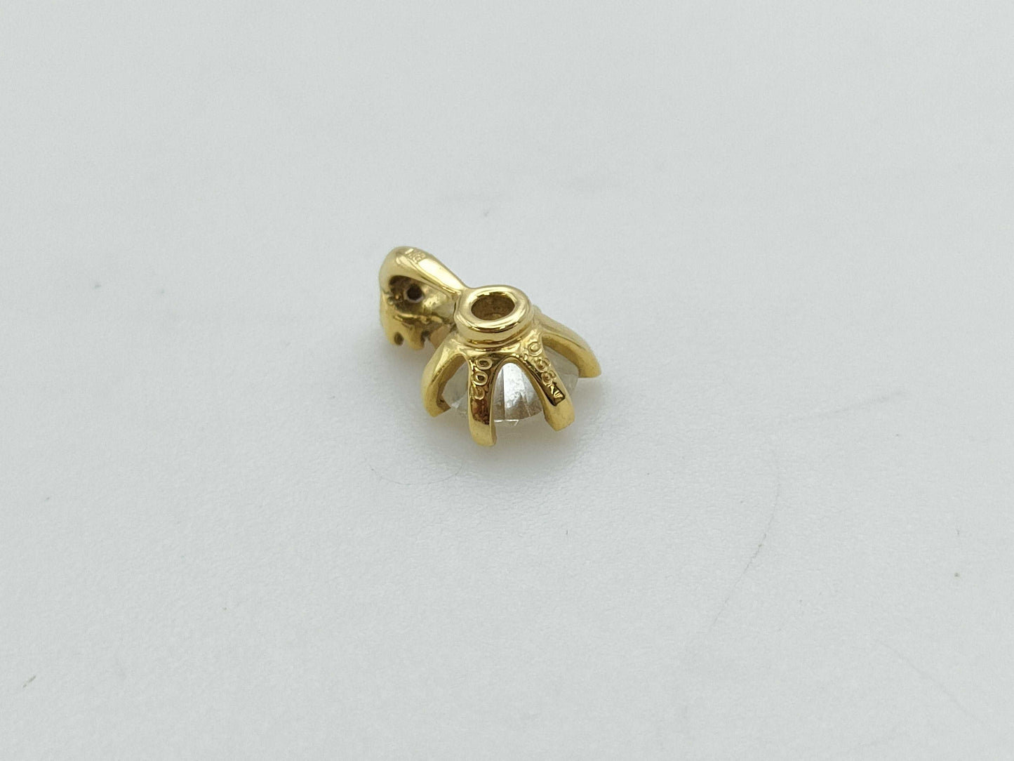 D 0.38ct FD 0.02ct K18 0.4g Pendant Top