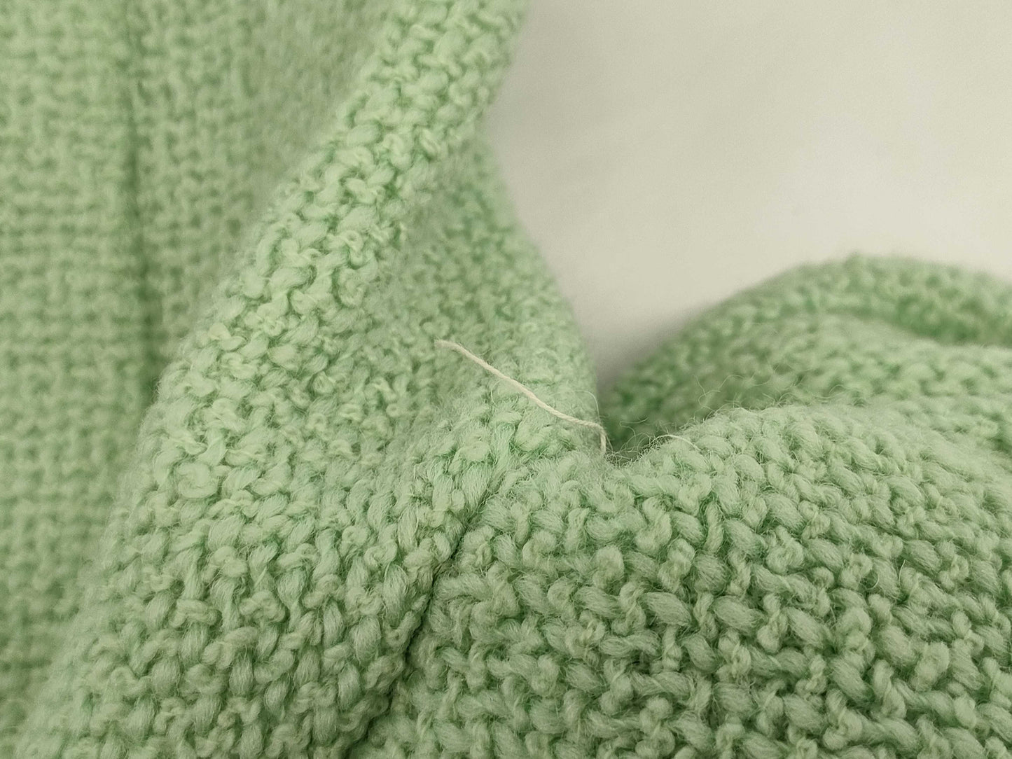 CHANEL Coco Mark Jacket, Light Green, Size 38