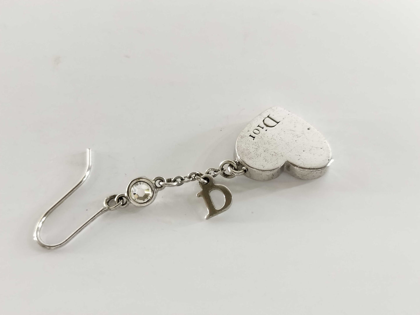 Dior Heart Logo Earrings