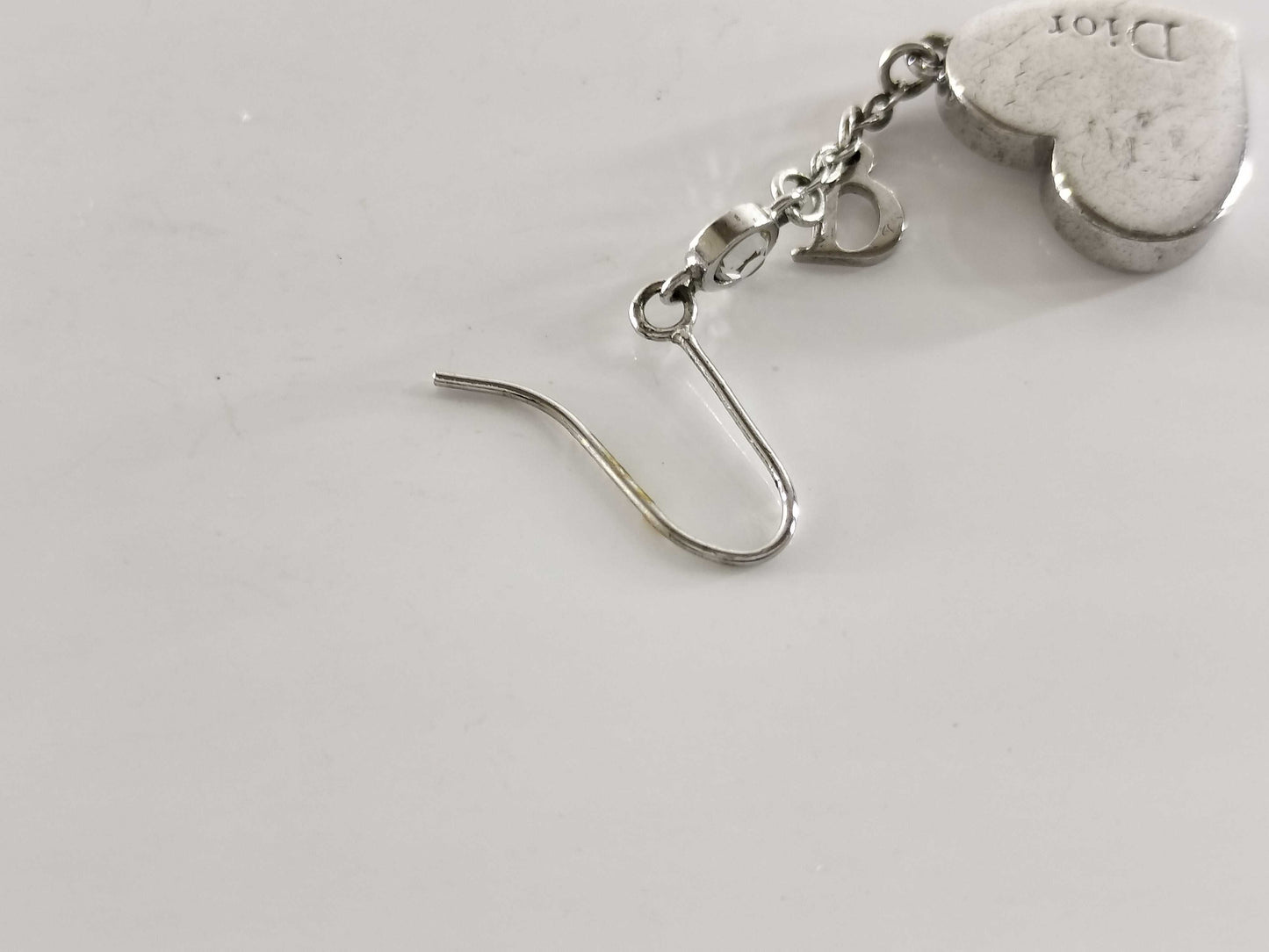 Dior Heart Logo Earrings