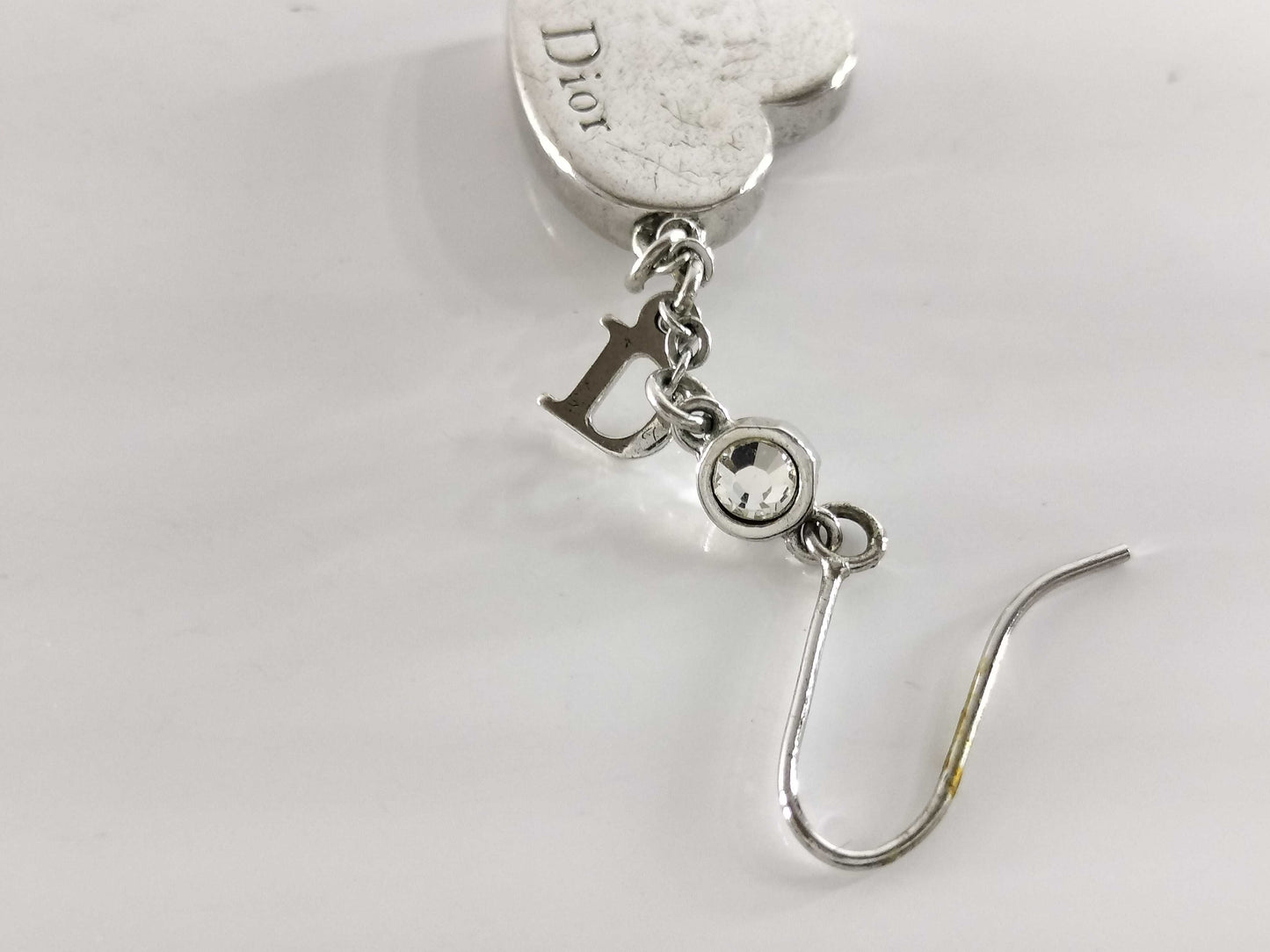 Dior Heart Logo Earrings