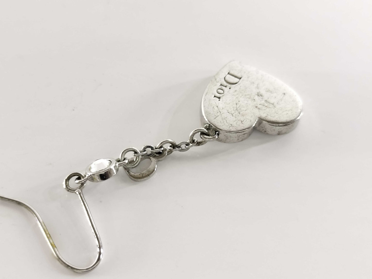 Dior Heart Logo Earrings