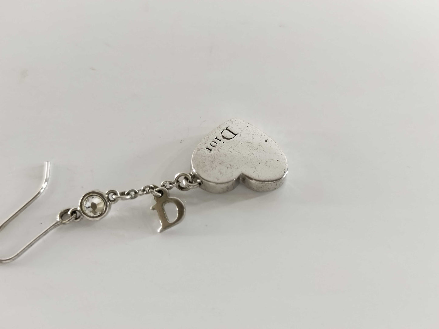 Dior Heart Logo Earrings
