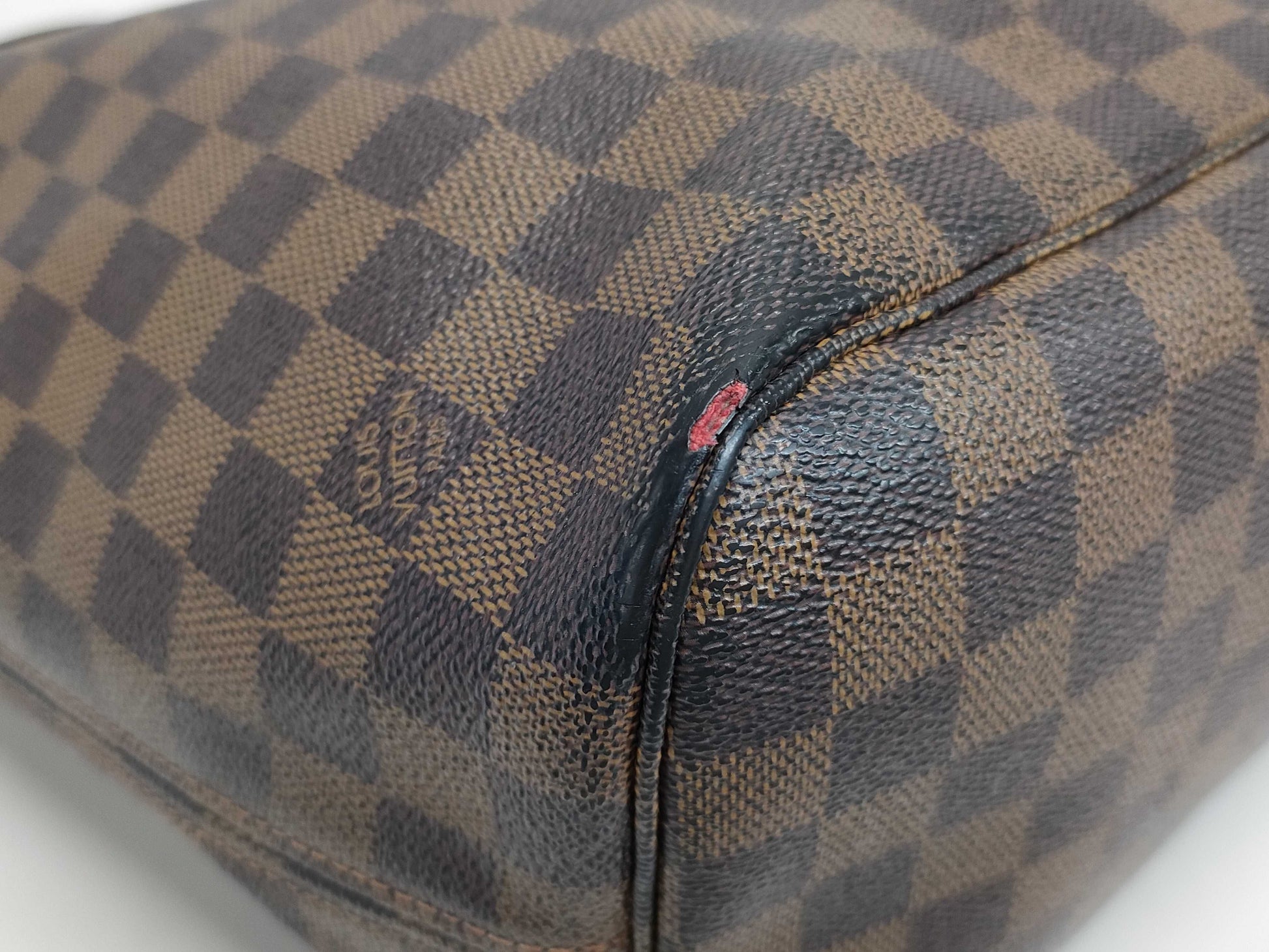 LOUIS VUITTON Damier N51105 Neverful MM CP Tote Bag