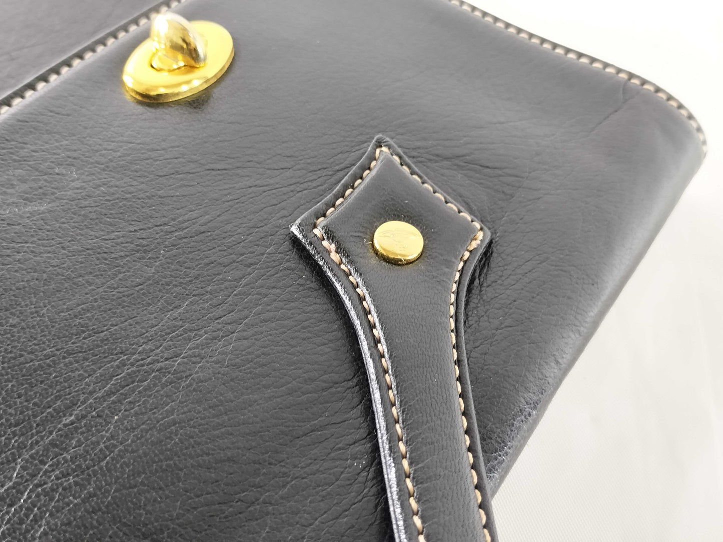 Vivienne Westwood Leather Business Bag