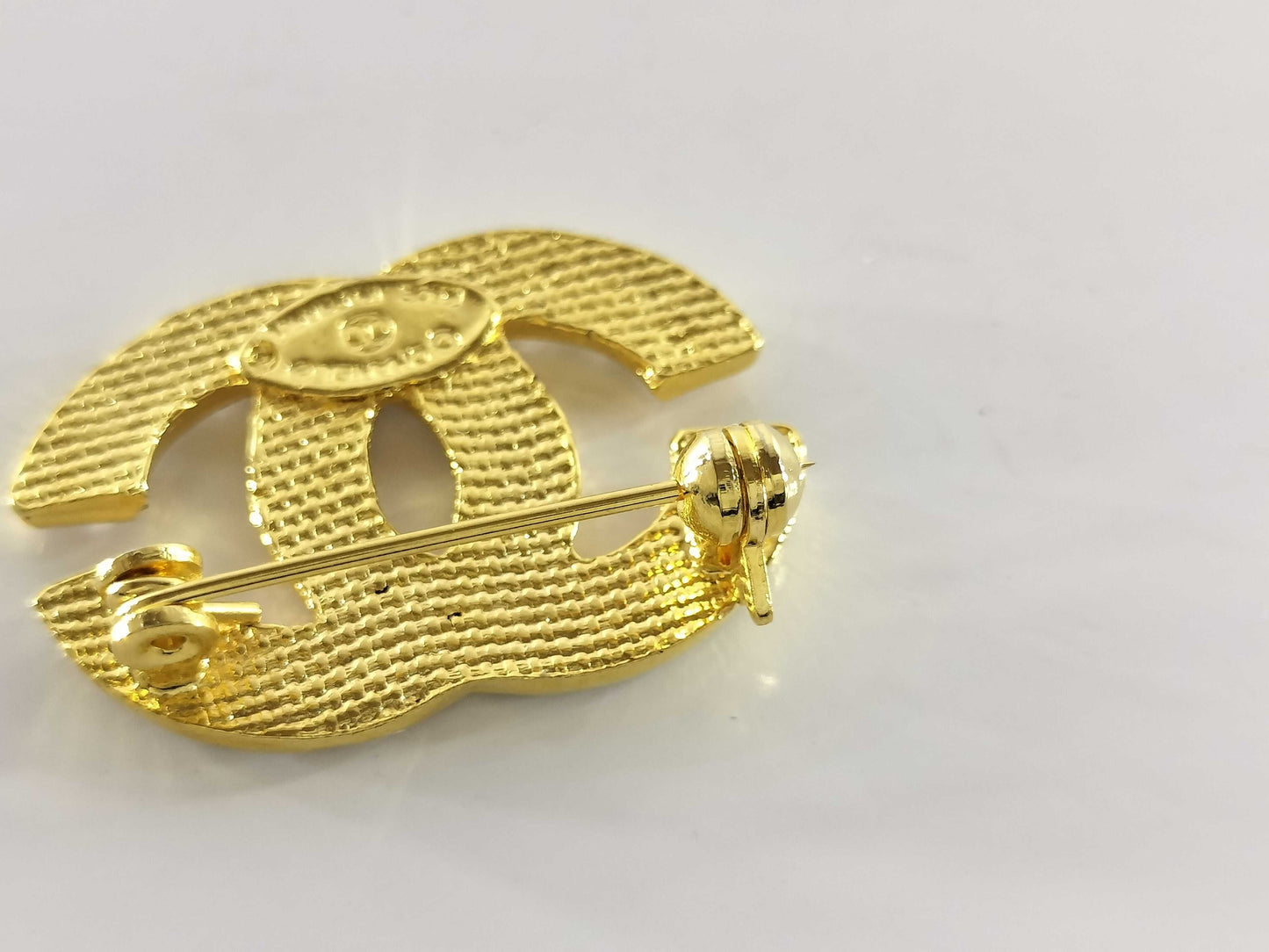 CHANEL Coco Mark Coco Mark Rhinestone Brooch