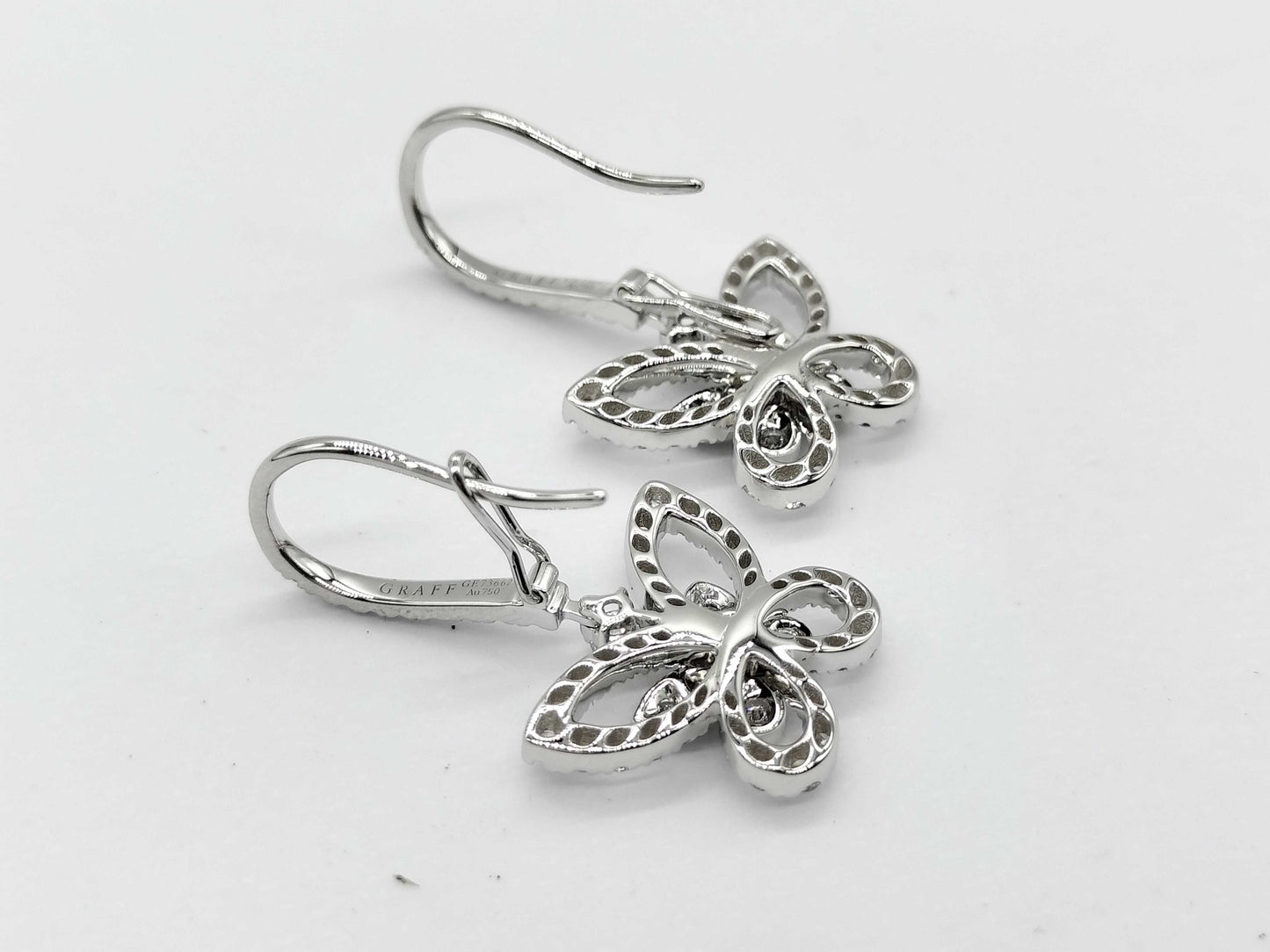 GRAFF Butterfly Diamond WG Au750 4.8g Earrings