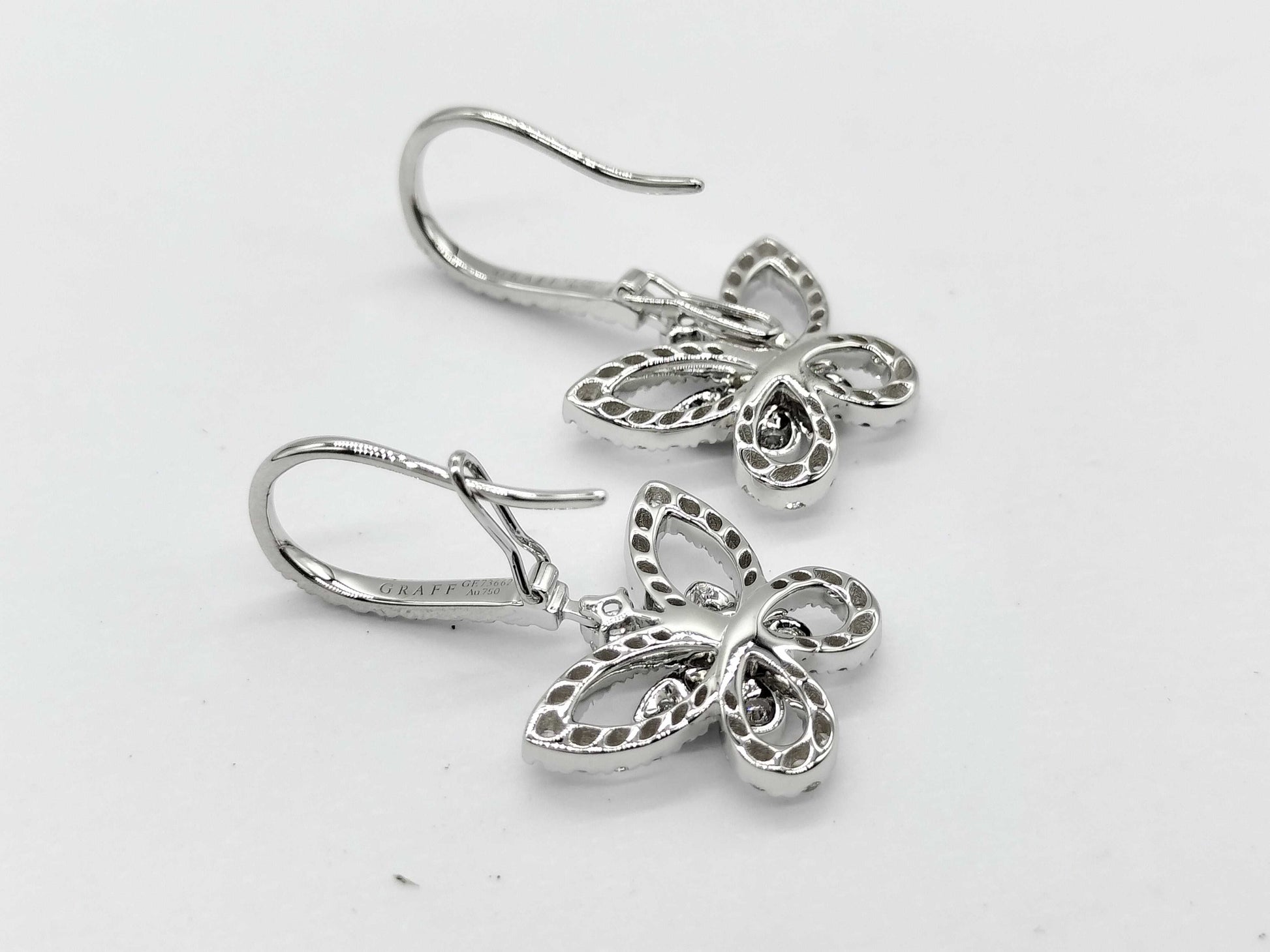 GRAFF Butterfly Diamond WG Au750 4.8g Earrings