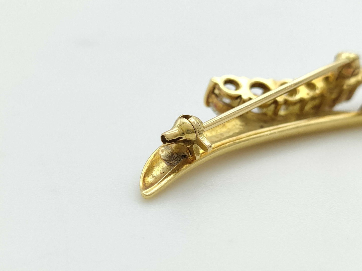 D0.51ct K18 5.3g Brooch
