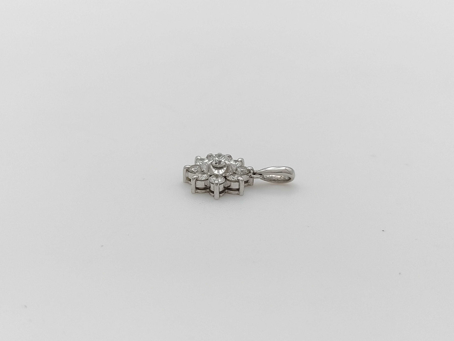 D0.53ct Pt850 2.1g Pendant Top