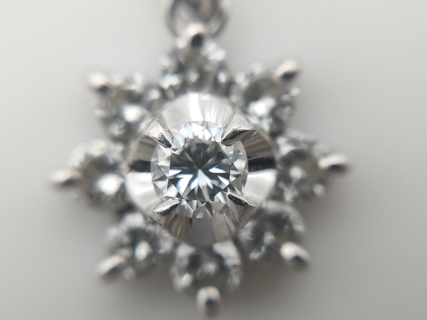 D0.53ct Pt850 2.1g Pendant Top
