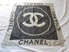 (10462_0142) CHANEL Cocomark Cocomark Logo Monochrome Scarf
