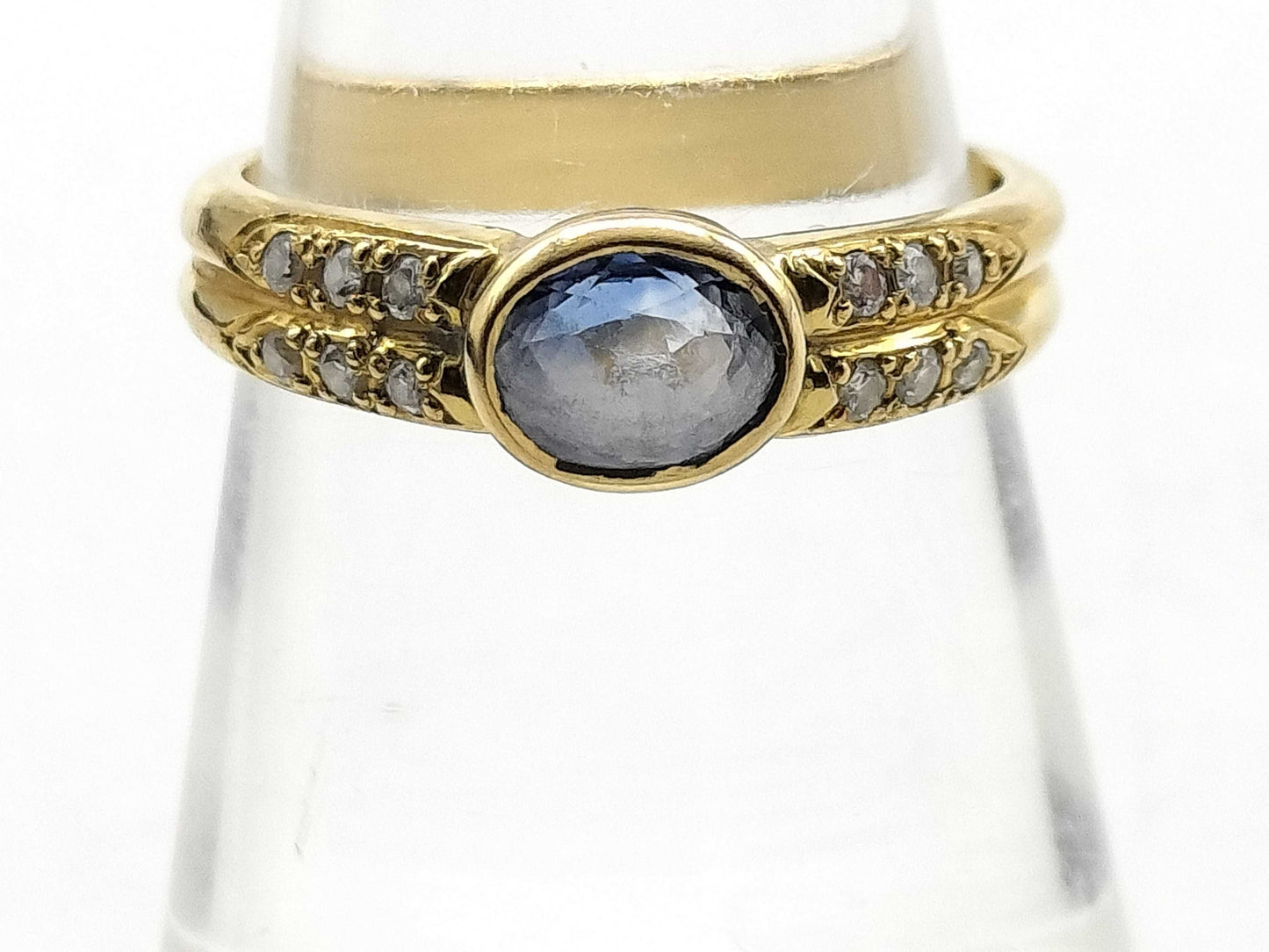 S0.75ct D0.09ct K18 3.3g Ring