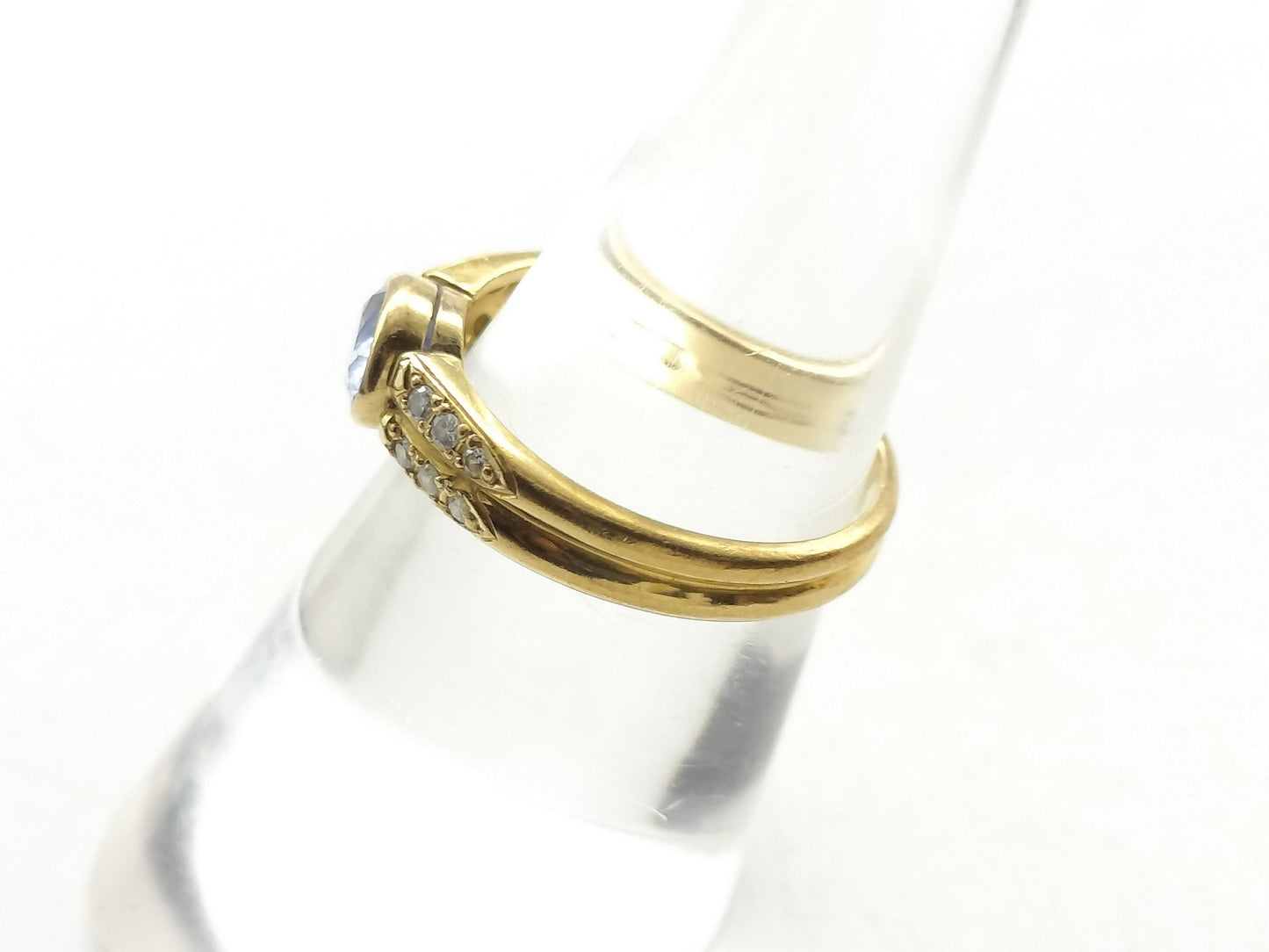 S0.75ct D0.09ct K18 3.3g Ring