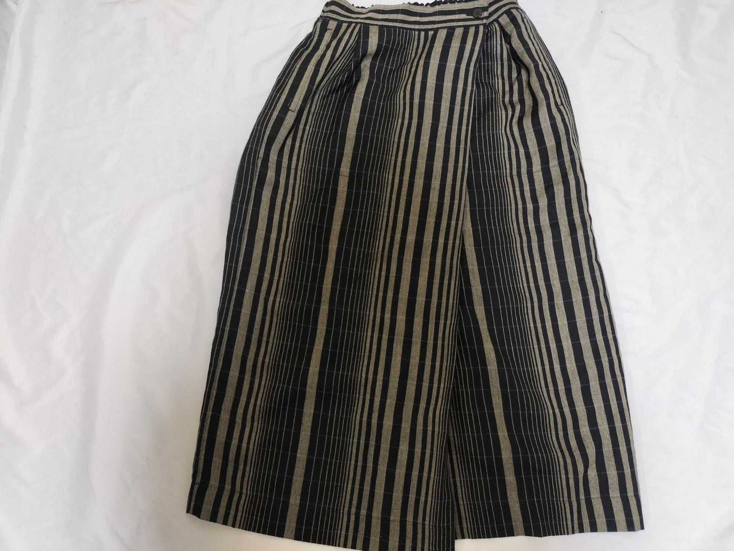 ISSEY MIYAKE Pants Border Skirt