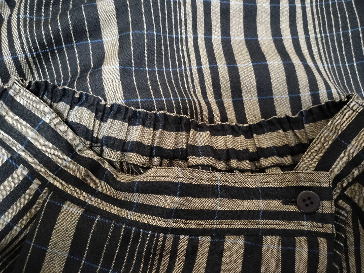 ISSEY MIYAKE Pants Border Skirt