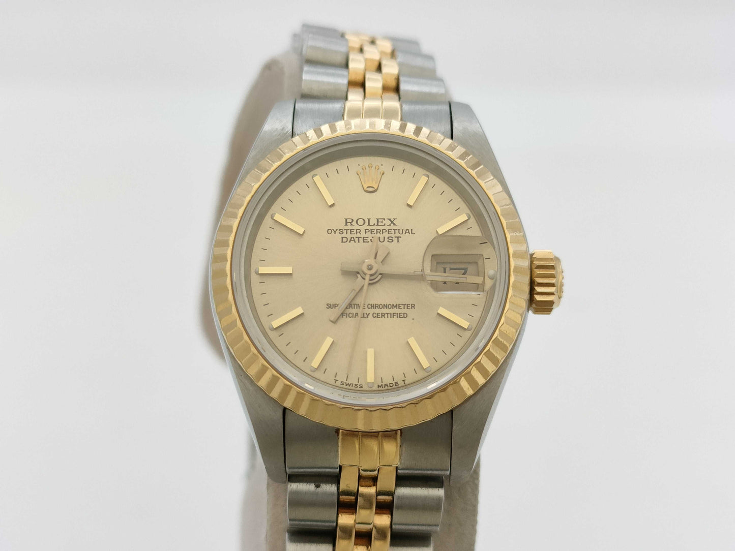ROLEX 69173 E264647 Champagne Dial Women's Watch