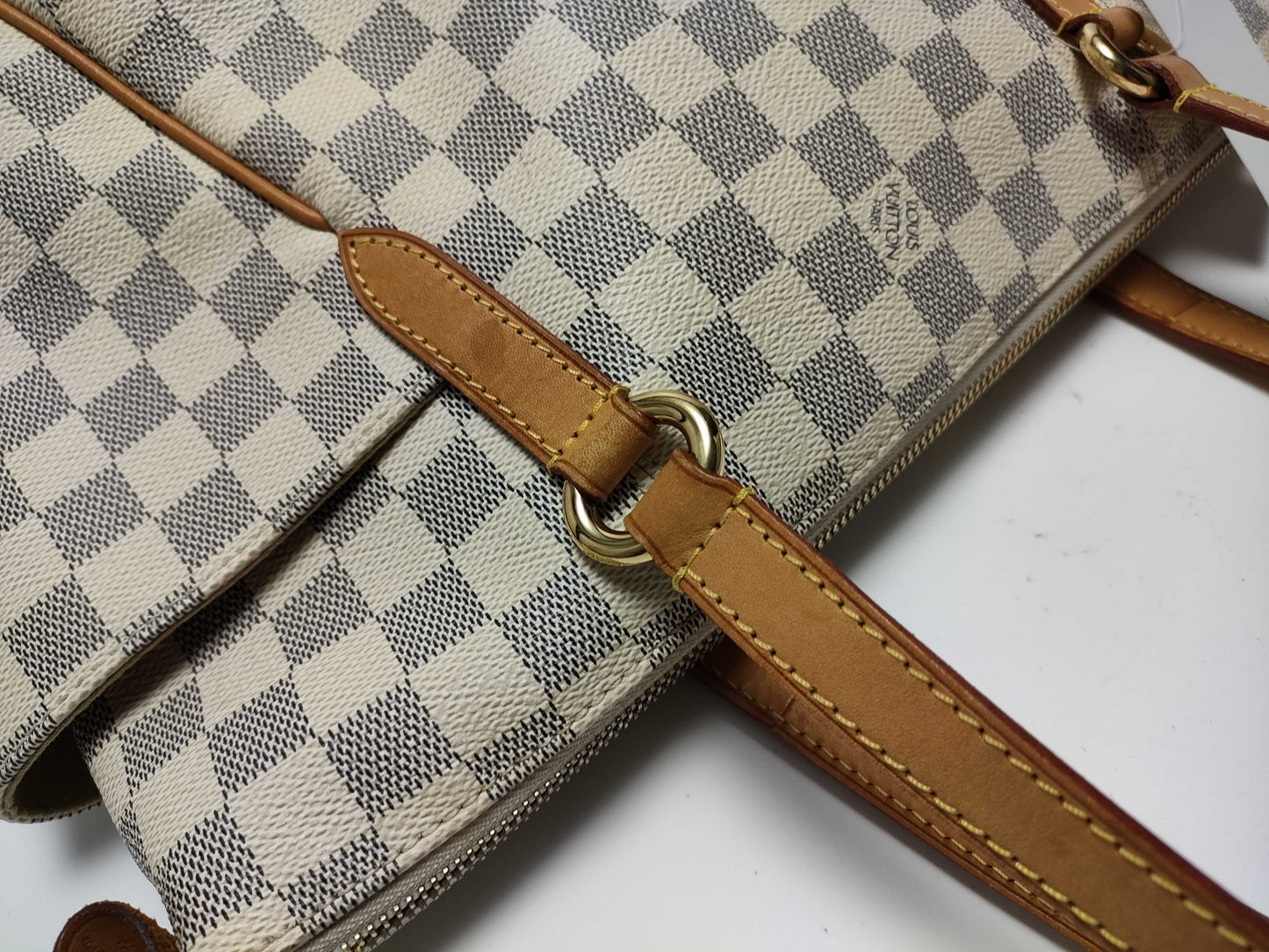 LOUIS VUITTON Damier Azur N51261 Totally PM Tote Bag