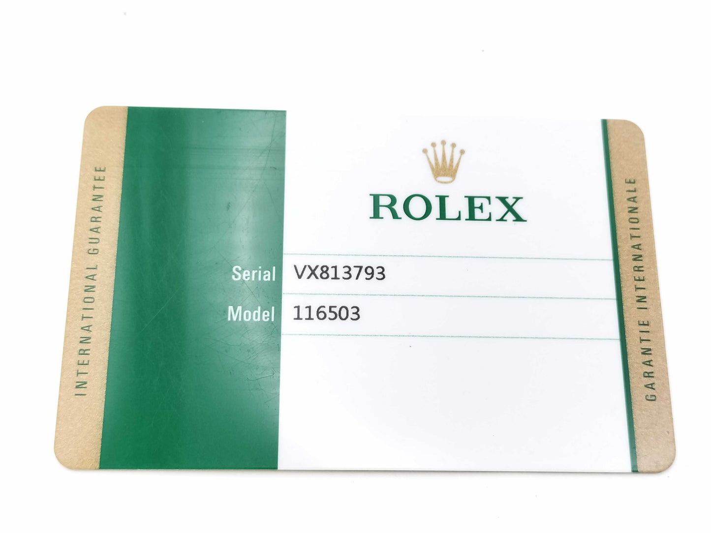 ROLEX 116503G VX813793 Men's Watch