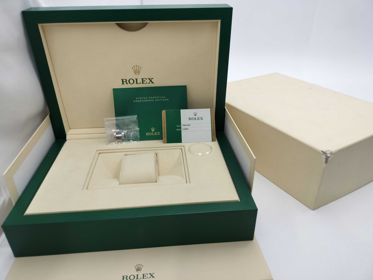ROLEX 116506 794G14Z2 Ice Blue Full-Bridge Men's Watch