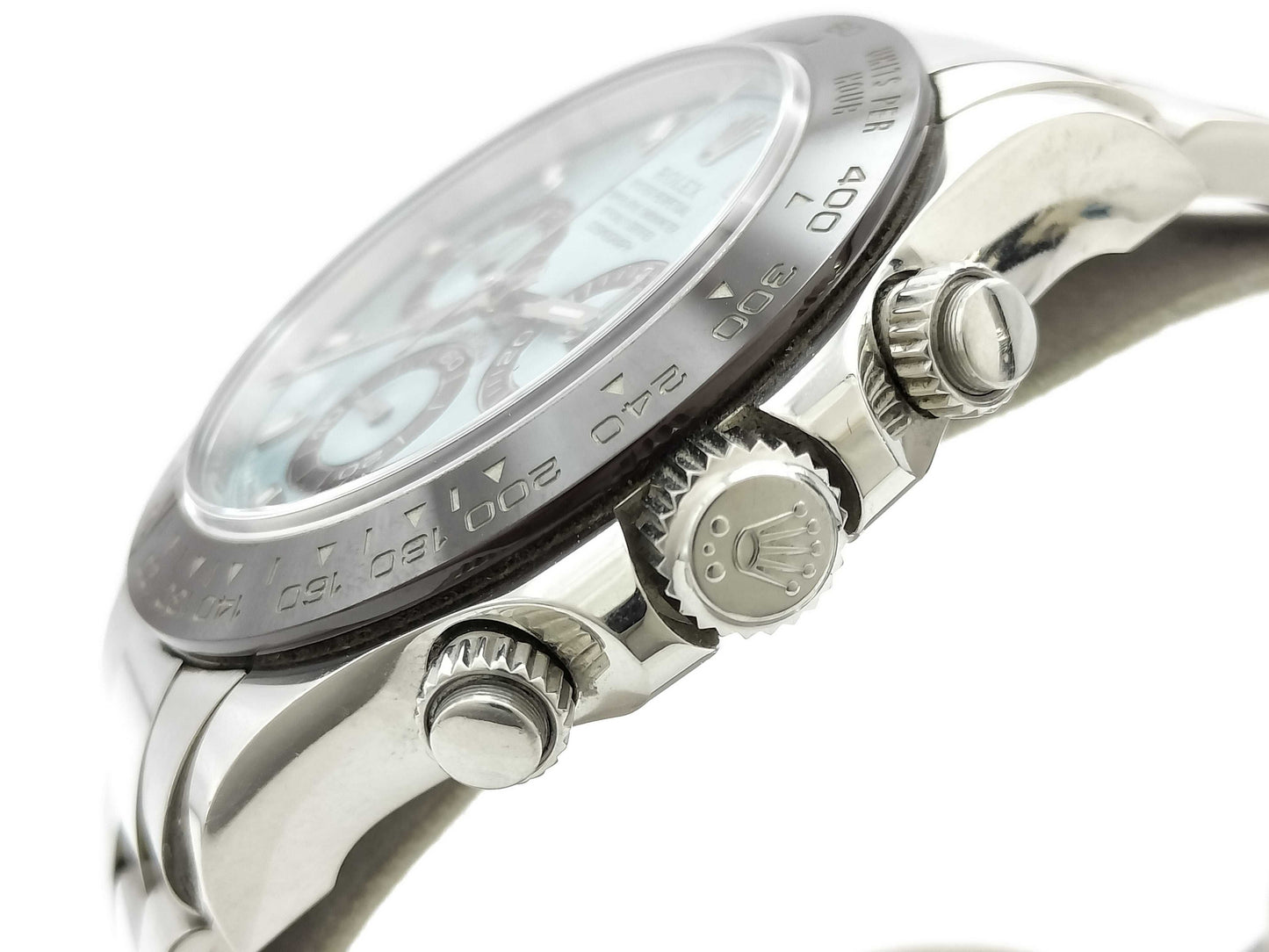 ROLEX 116506 794G14Z2 Ice Blue Full-Bridge Men's Watch
