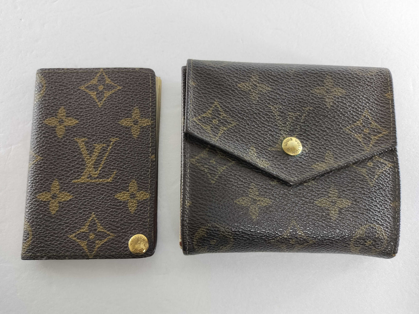 LOUIS VUITTON Monogram Small Items *2 Wallets
