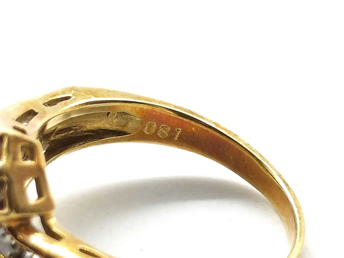 D0.81ct K18 4.0g Ring