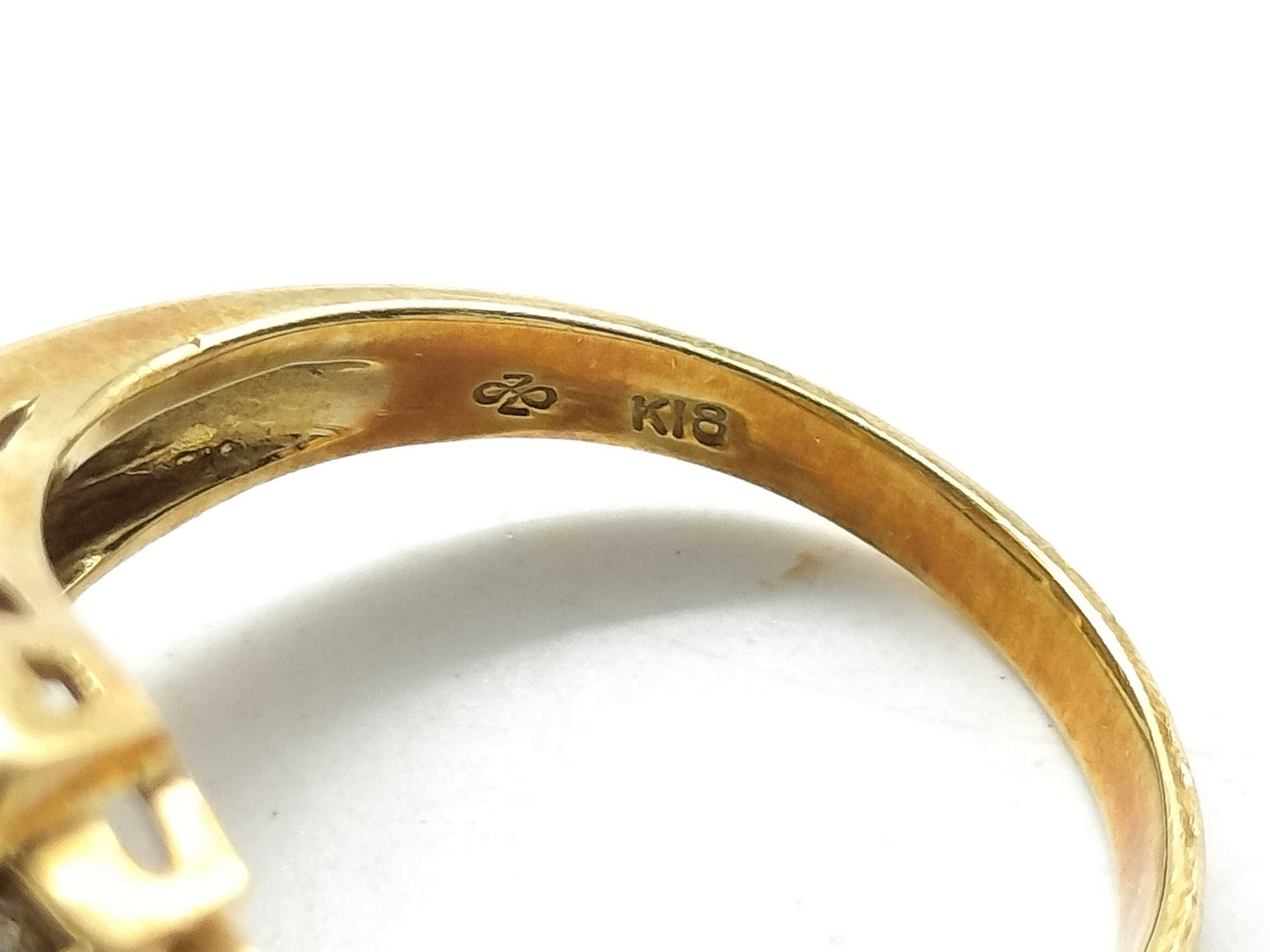 D0.81ct K18 4.0g Ring