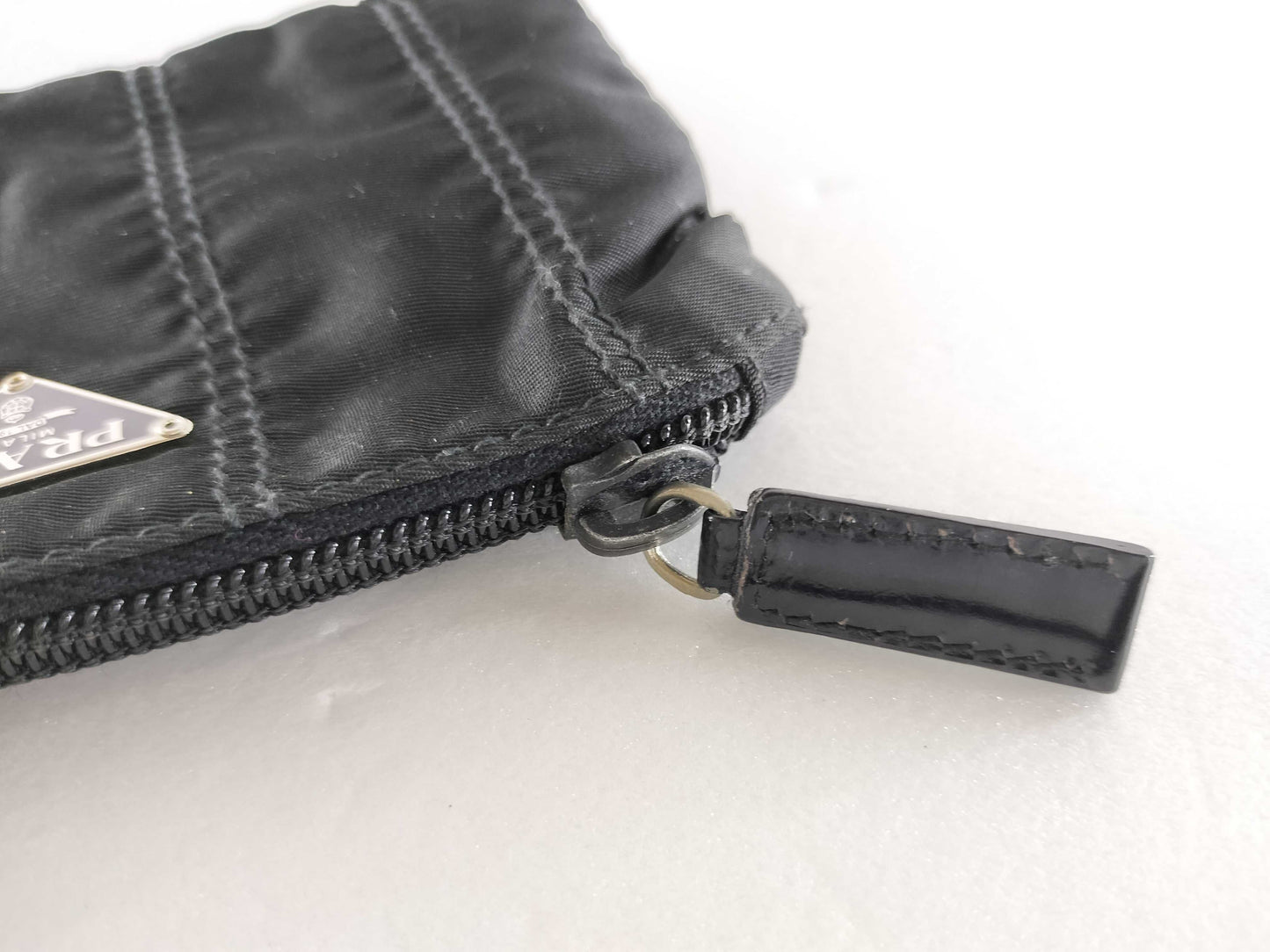 PRADA Nylon Triangle Plate Pouch Bundle