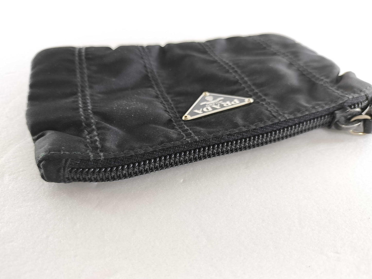 PRADA Nylon Triangle Plate Pouch Bundle