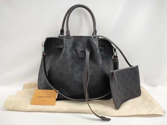 LOUIS VUITTON Mahina M54401/Girolatta Drawstring Handbag