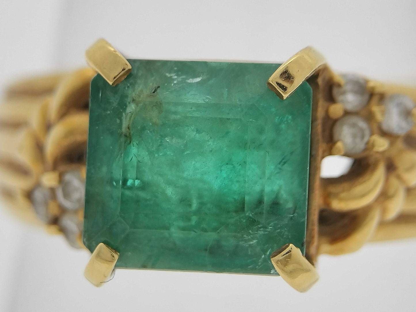 E2.51ct D0.08ct 750 4.8g Ring