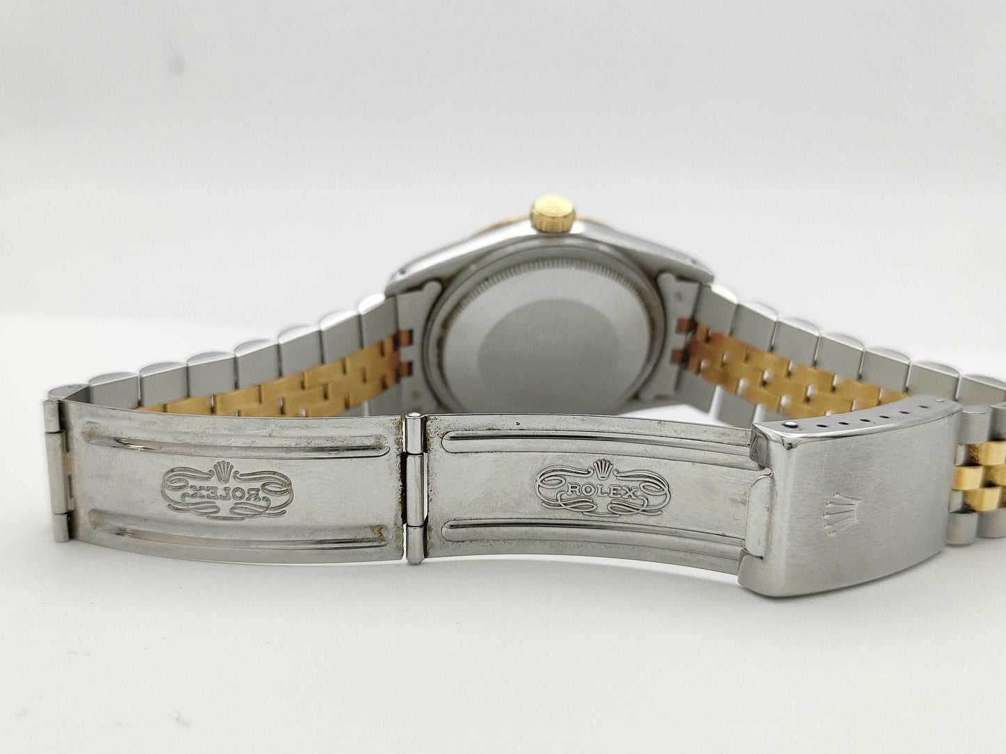 ROLEX 16013G 9838636 Houndstooth Men's Watch