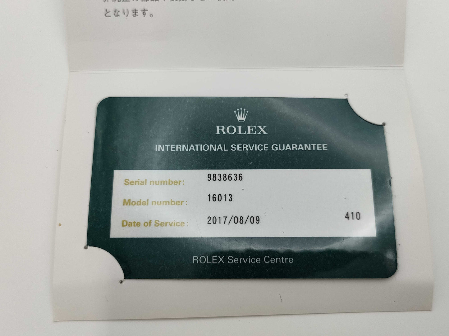 ROLEX 16013G 9838636 Houndstooth Men's Watch