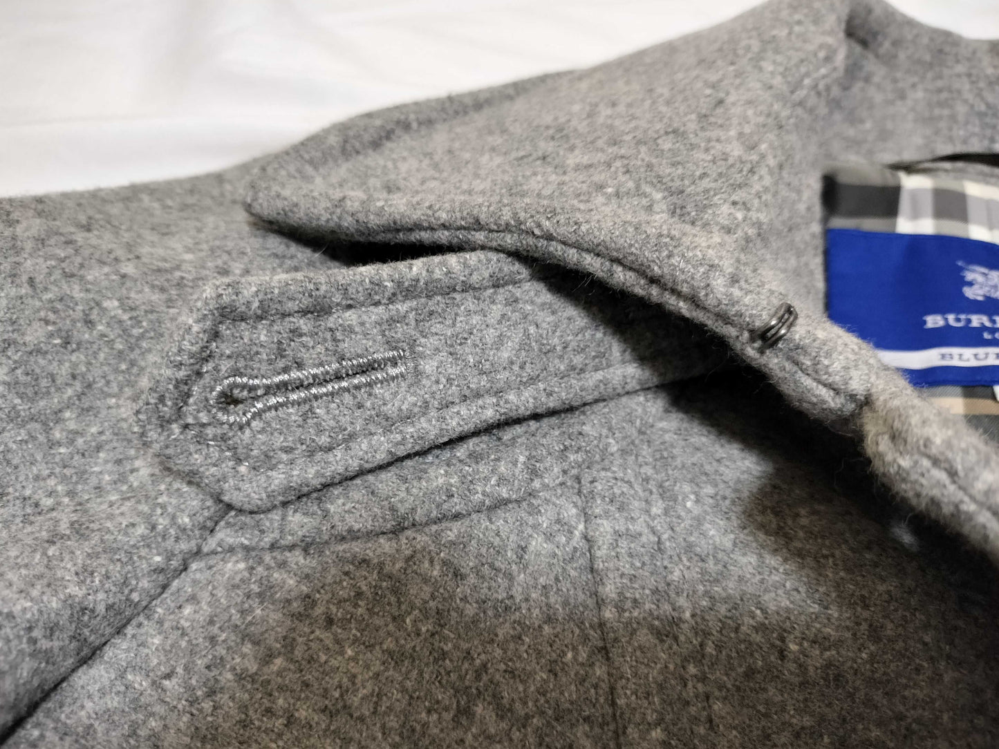 BURBERRY Blue Label Angora and Wool Coat