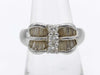 D0.29ct/0.76ct Pt900 9.5g Ring