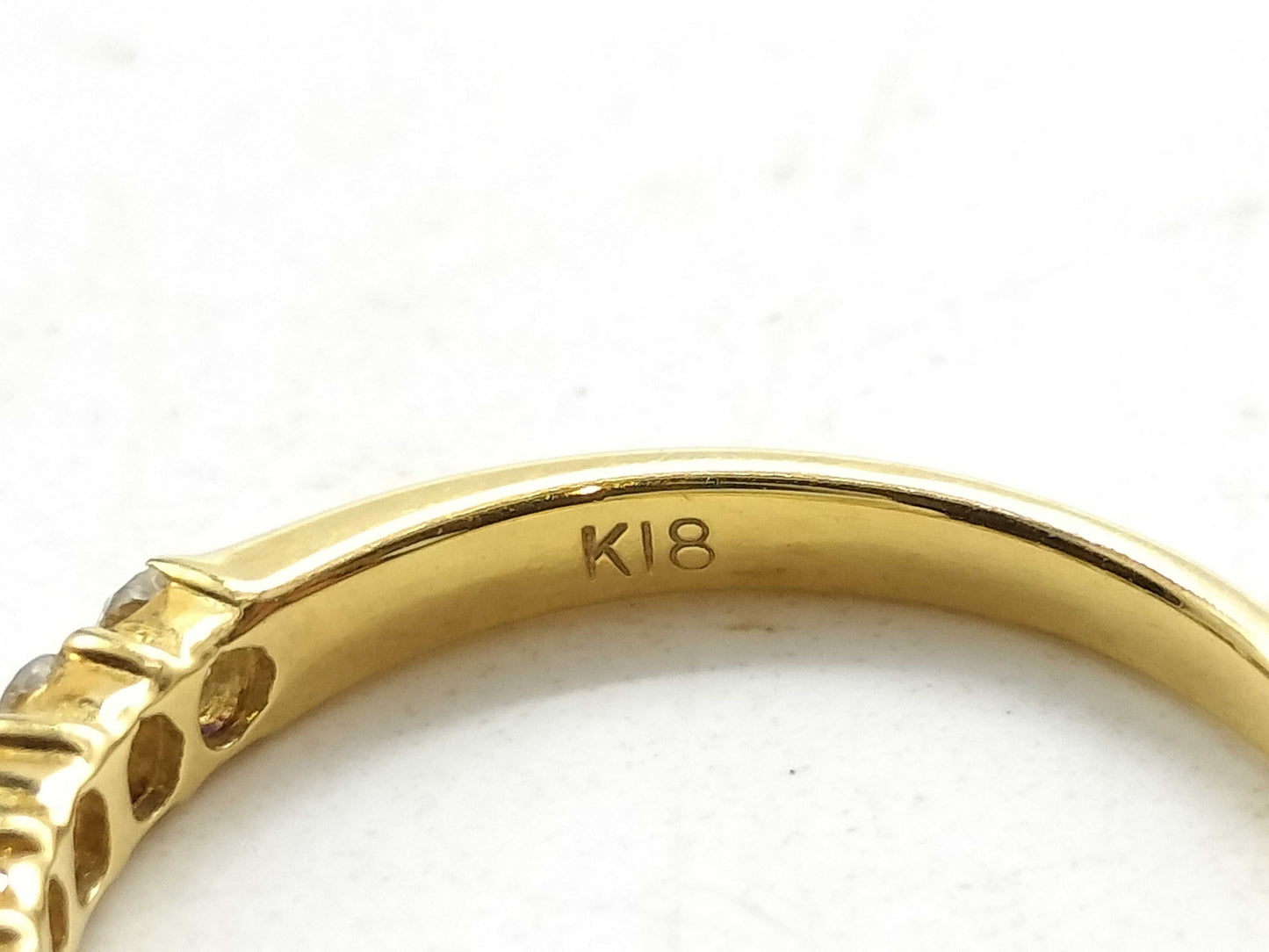 D0.32ct K18 1.6g Ring
