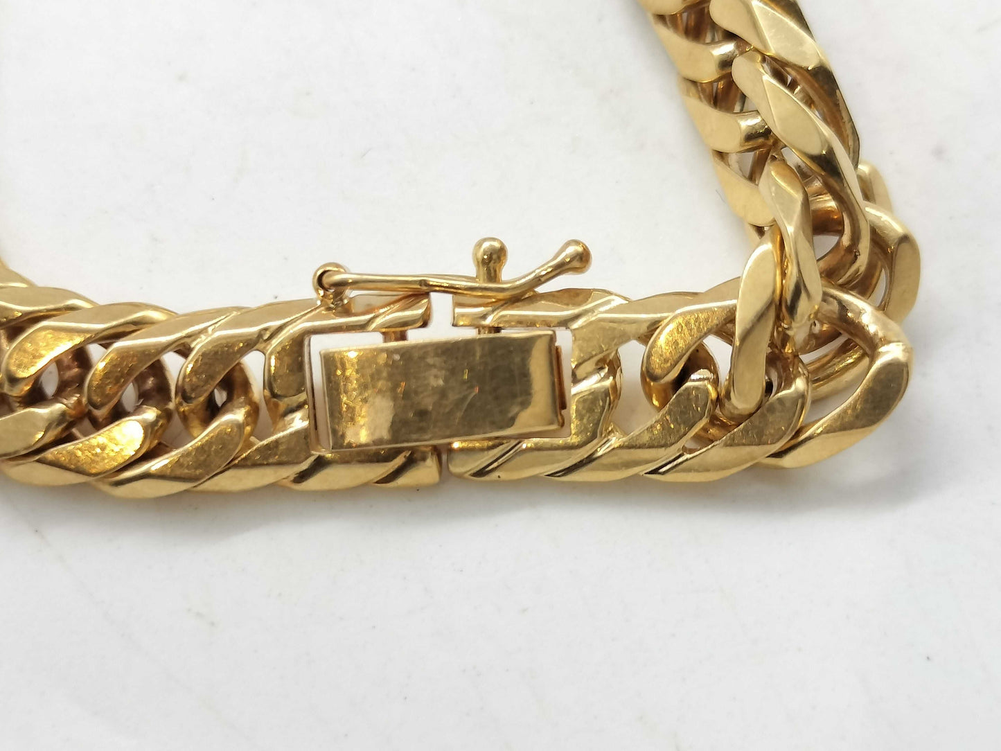 Kihei 6-sided double K18 27.0g bracelet/bangle