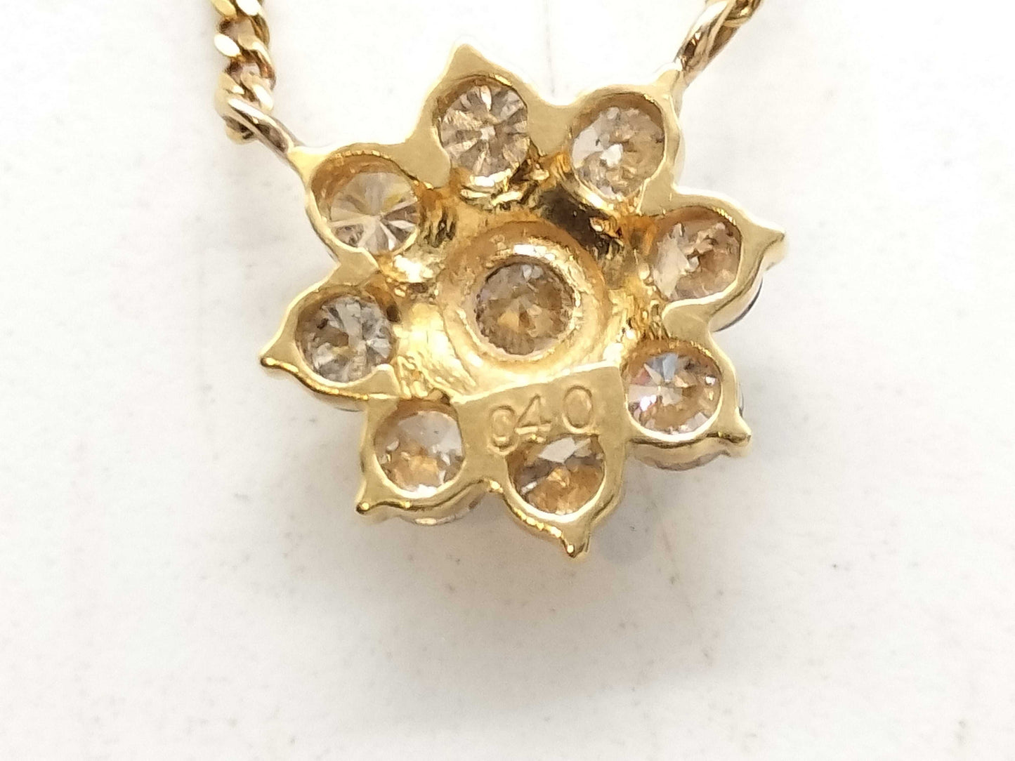 D0.40ct K18 2.2g Necklace
