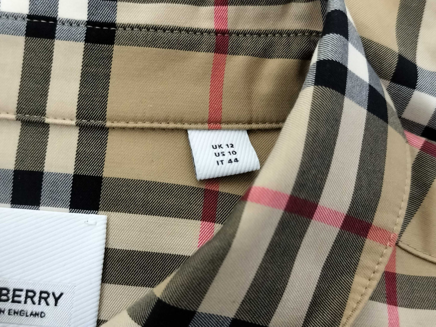 BURBERRY Nova Check Long Sleeve Shirt
