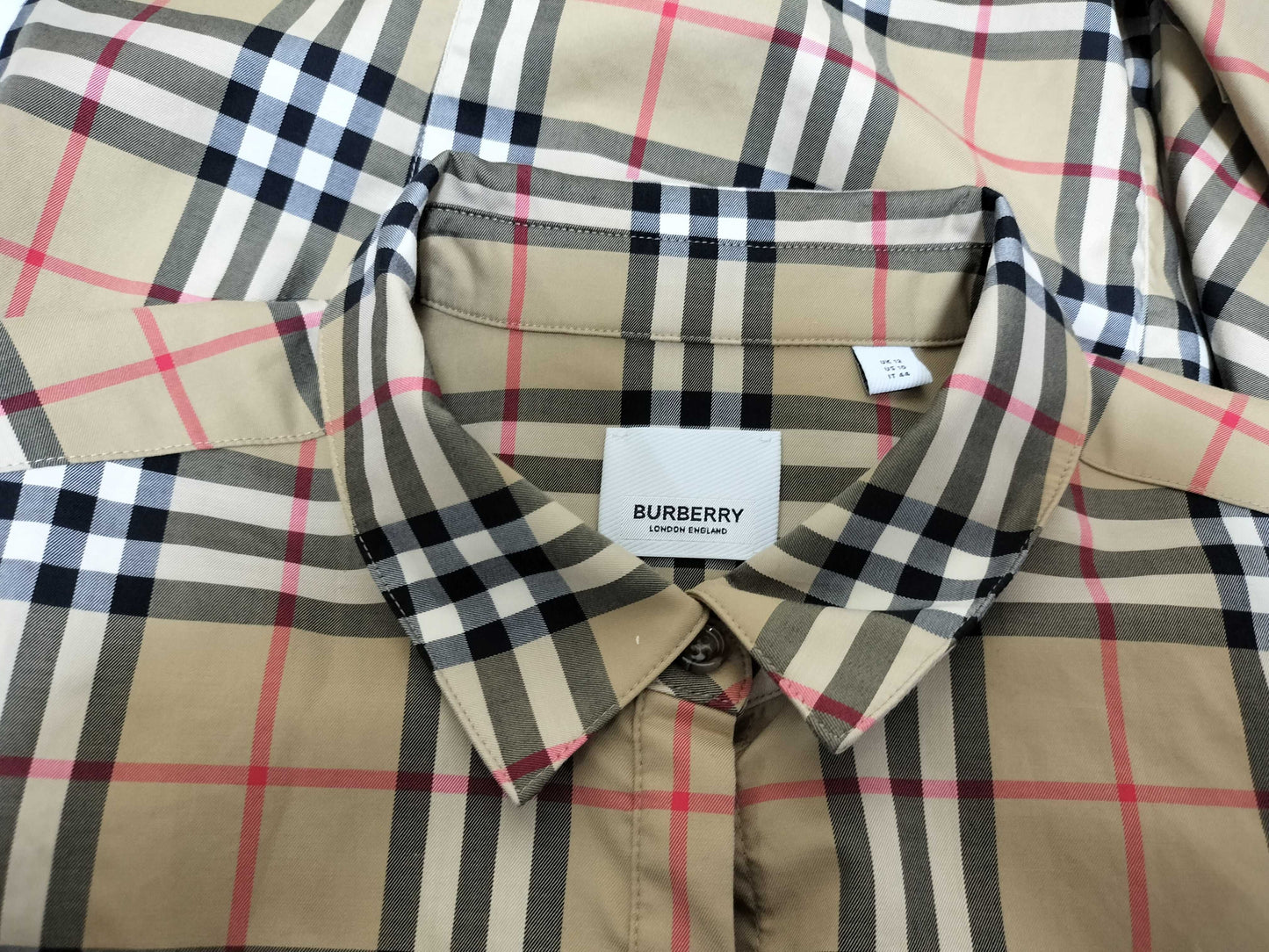 BURBERRY Nova Check Long Sleeve Shirt