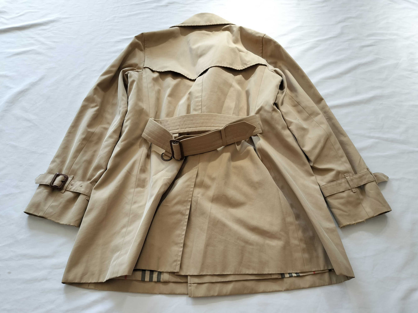 (10462_0209) BURBERRY Trench Coat Coat with Belt
