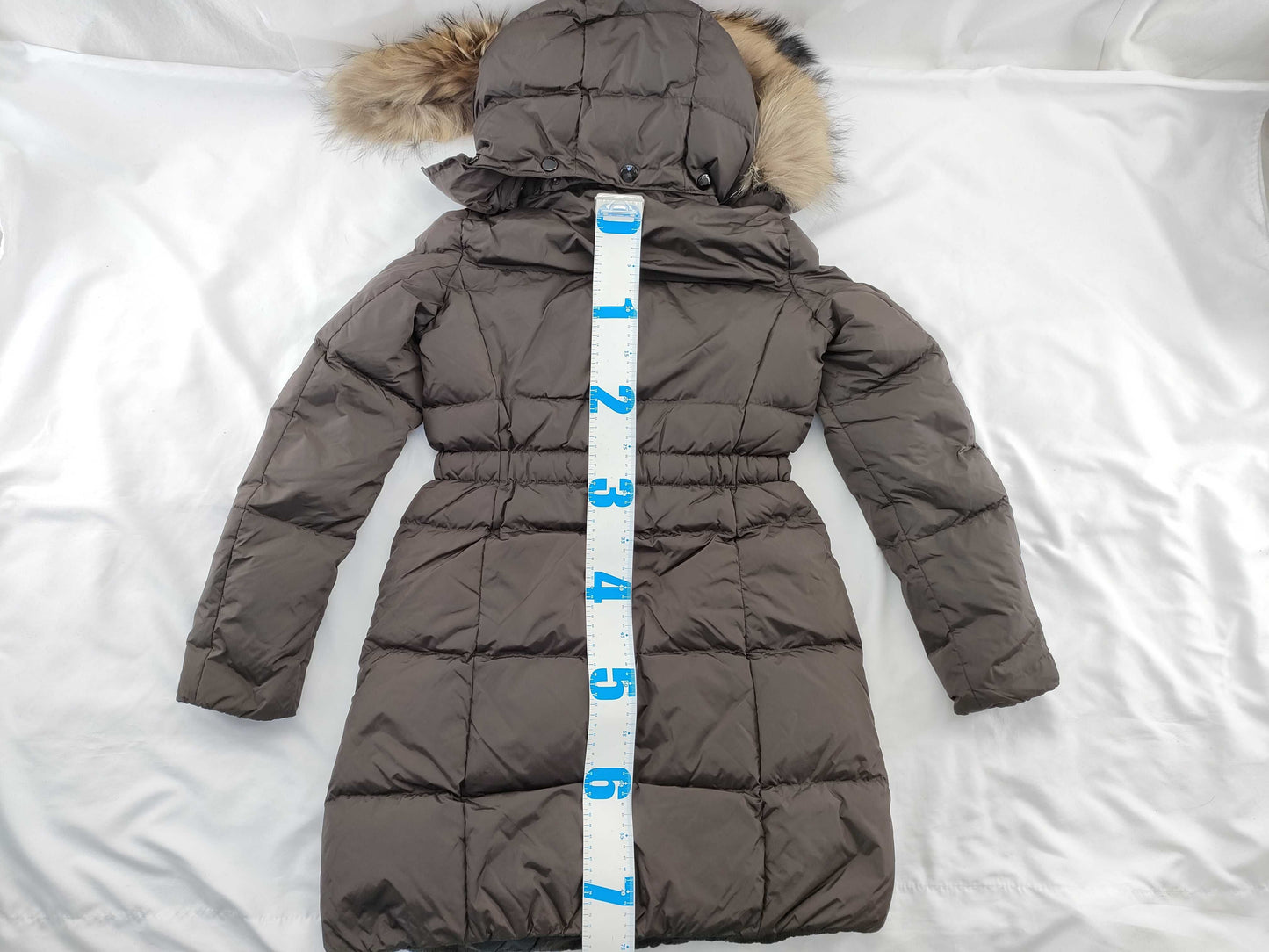 COACH Down Jacket Coat Long Fur Jacket