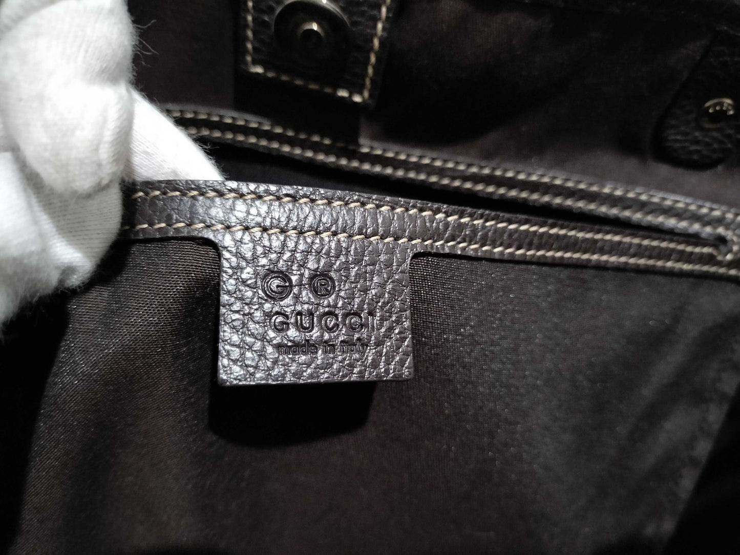 GUCCI GG Canvas Coated Canvas Tote Bag