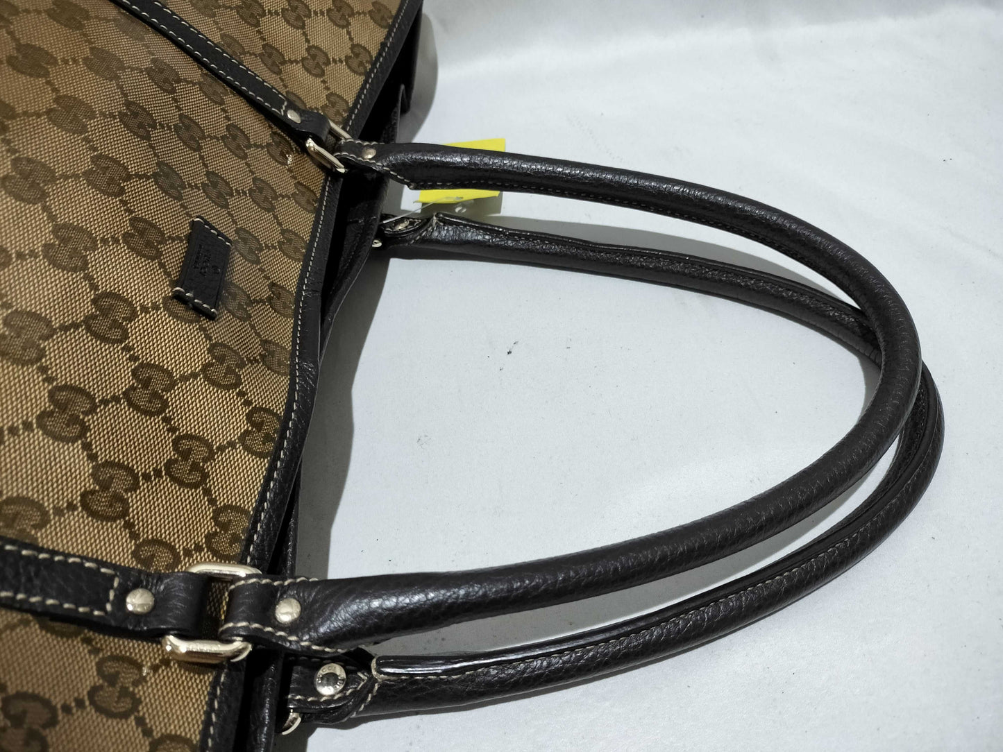 GUCCI GG Canvas Coated Canvas Tote Bag
