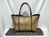 GUCCI GG Canvas Coated Canvas Tote Bag