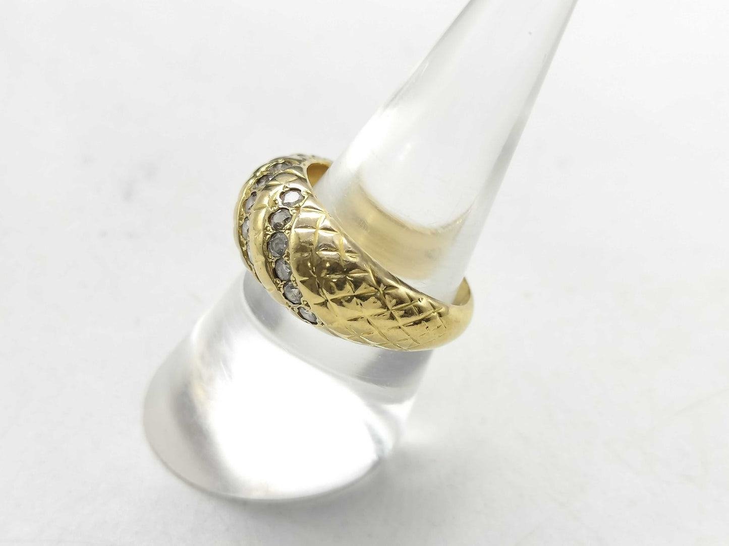 D0.60ct K18 7.2g Ring